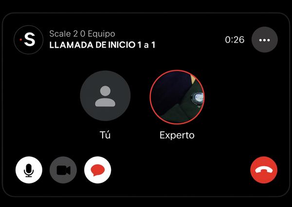Llamada de Inicio 1 a 1